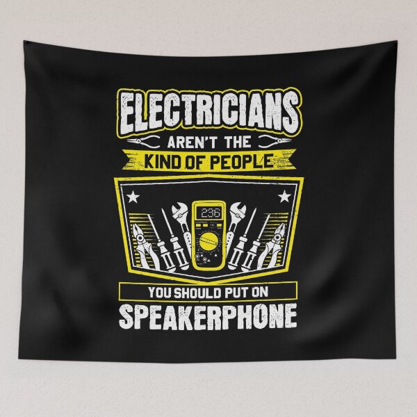 Item preview, Electrician Lineman Wireman Electronics Technician designed and sold by Krautshirts.