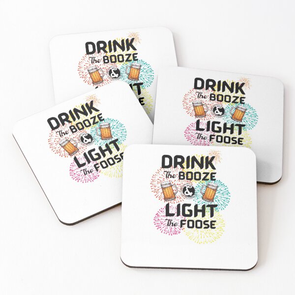 Item preview, Drink The Booze Light The Fuse Shirt designed and sold by Bold Habit Co..