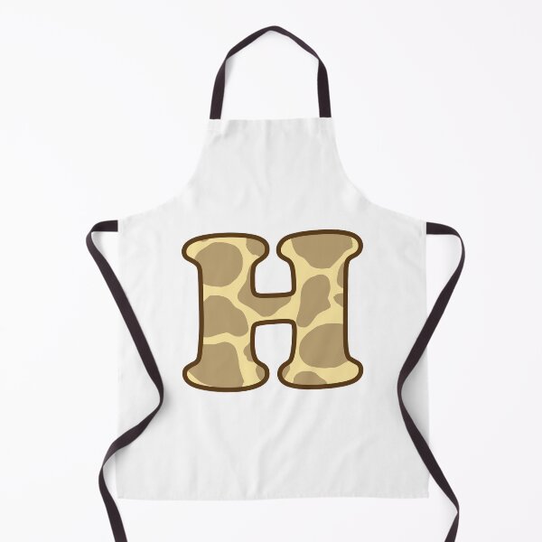 Item preview, Giraffe Print Letter H designed and sold by fashioncancer.