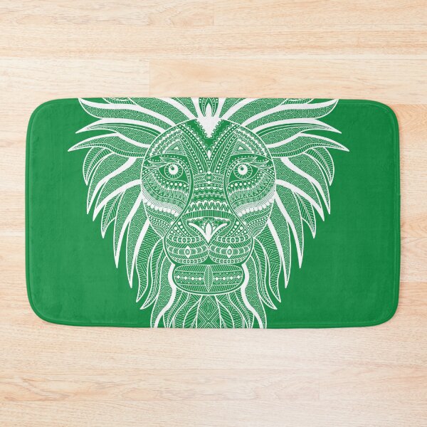 Item preview, Green Lion, Green Edition Zen Tangle Art Style of Lion designed and sold by etoide.
