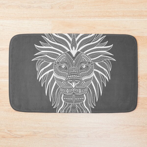 Item preview, Grey Lion. Wonderful Grey Edition Zen Tangle Art Style of Lion designed and sold by etoide.