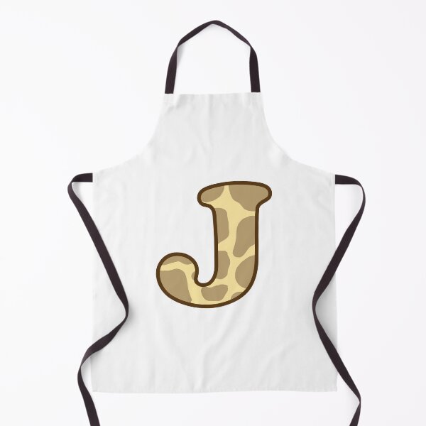 Item preview, Giraffe Print Letter J designed and sold by fashioncancer.
