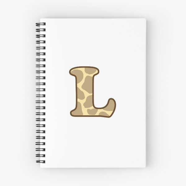 Item preview, Giraffe Print Letter L designed and sold by fashioncancer.