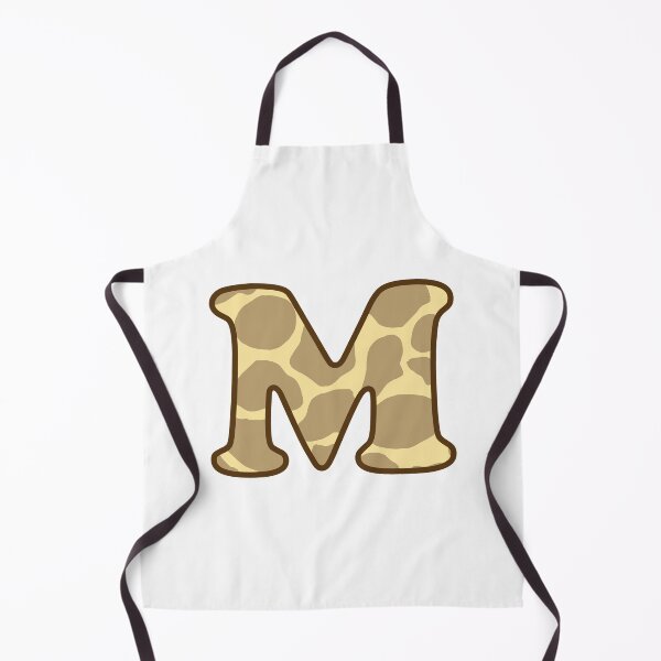 Item preview, Giraffe Print Letter M designed and sold by fashioncancer.