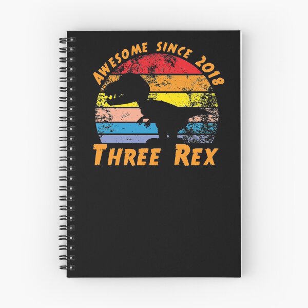 Item preview, Three Rex - Awesome since 2018 designed and sold by LarrysDesigns.