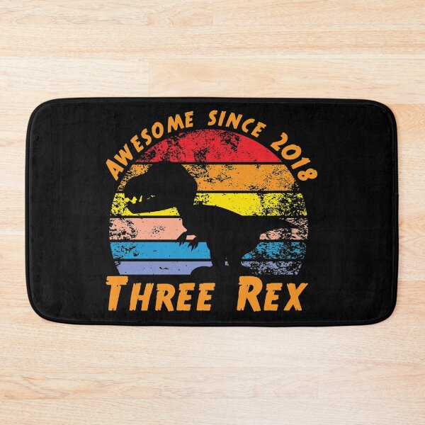 Item preview, Three Rex - Awesome since 2018 designed and sold by LarrysDesigns.