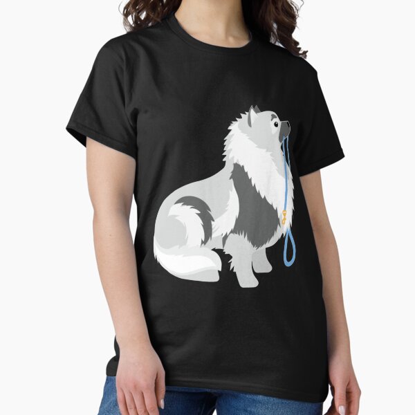 Item preview, Keeshond Leash Dog Animal T-Shirt  designed and sold by StarcyWol.