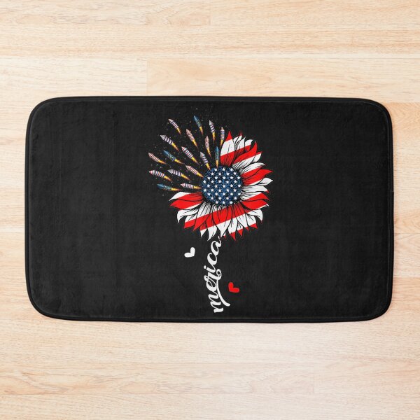 Item preview, Merica Sunflower Firework American Flag 4th of July designed and sold by coraclr.