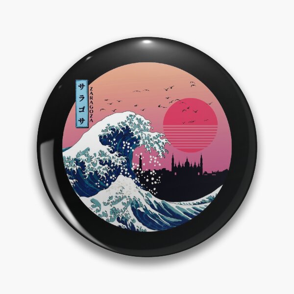 Item preview, Zaragoza Kanagawa Wave Retro designed and sold by DFerraz.