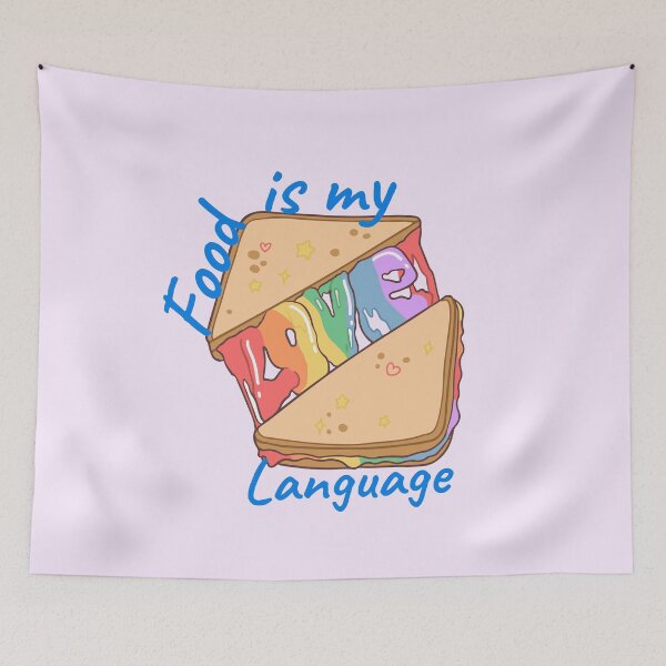 Item preview, food is my love language designed and sold by RoyalNadja.