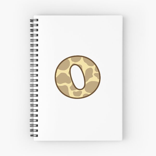 Item preview, Giraffe Print Letter O designed and sold by fashioncancer.