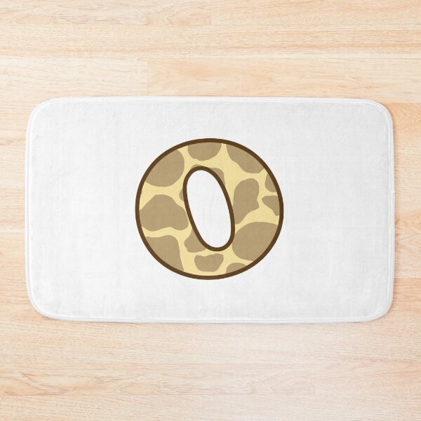 Item preview, Giraffe Print Letter O designed and sold by fashioncancer.