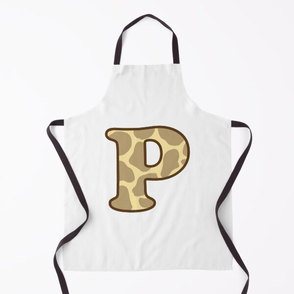 Item preview, Giraffe Print Letter P designed and sold by fashioncancer.