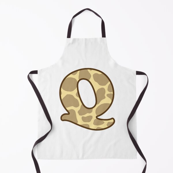 Item preview, Giraffe Print Letter Q designed and sold by fashioncancer.