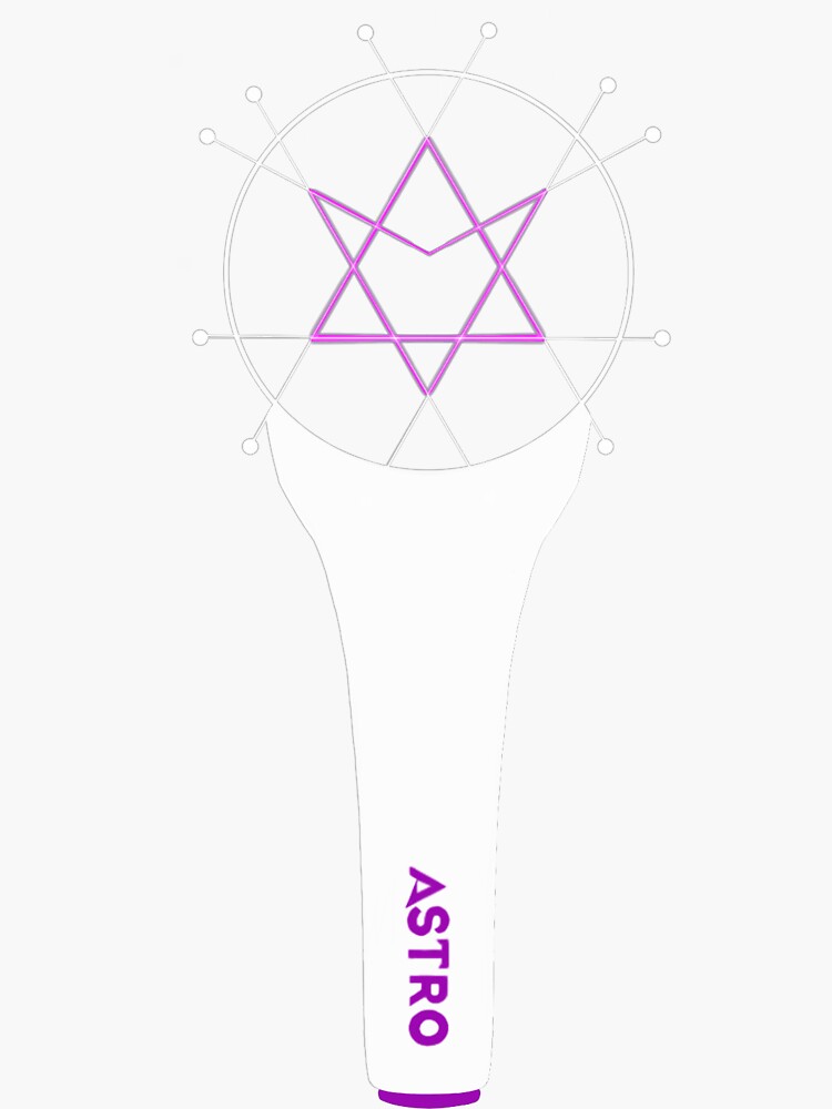 Transparent ver. Astro Light Stick (Robong) with New Logo