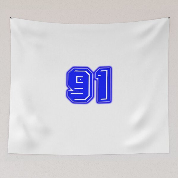 Item preview, Blue Number 91 designed and sold by sport-blue.