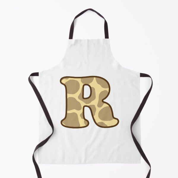 Item preview, Giraffe Print Letter R designed and sold by fashioncancer.