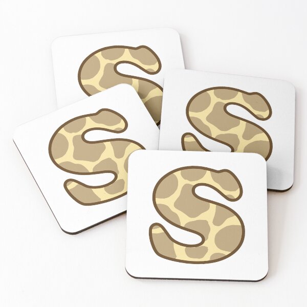 Item preview, Giraffe Print Letter S designed and sold by fashioncancer.