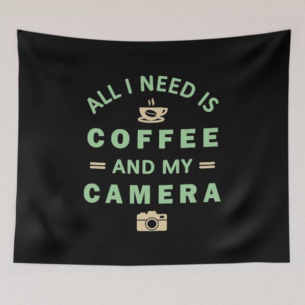 Item preview, all i need is coffee and my camera designed and sold by Asa-design.