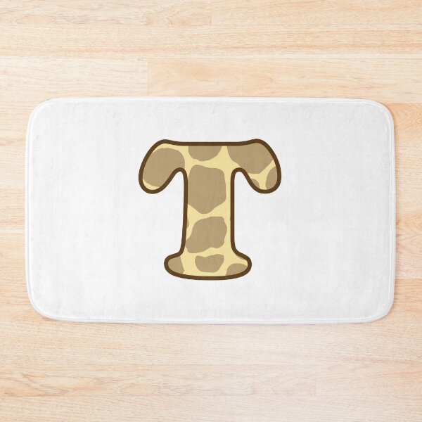 Item preview, Giraffe Print Letter T designed and sold by fashioncancer.