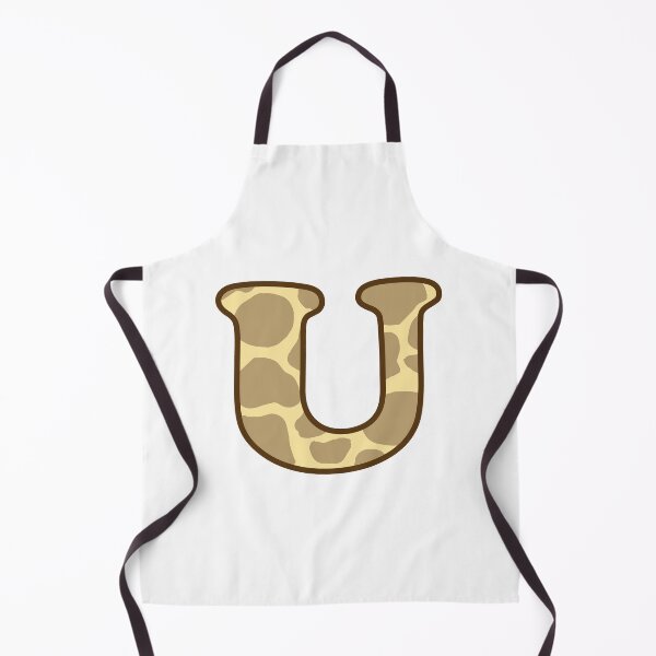Item preview, Giraffe Print Letter U designed and sold by fashioncancer.