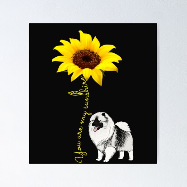 Item preview, Keeshond My Sunshine Sunflower Shirt  designed and sold by StarcyWol.