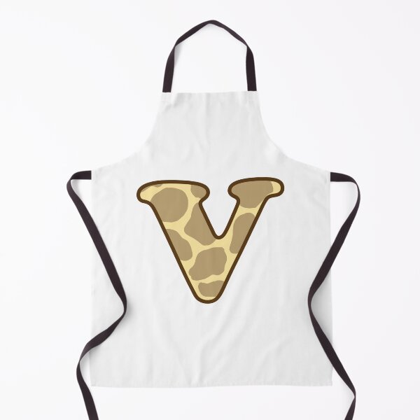 Item preview, Giraffe Print Letter V designed and sold by fashioncancer.