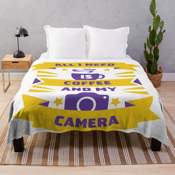 Item preview, All I Need Is Coffee And My Camera designed and sold by PrasartShop.