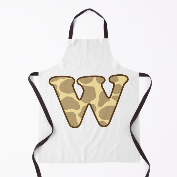 Item preview, Giraffe Print Letter W designed and sold by fashioncancer.