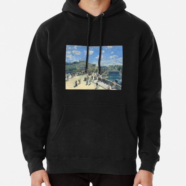 Auguste_Renoir Painting - Pont Neuf, Paris Pullover Hoodie