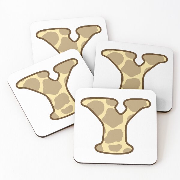 Item preview, Giraffe Print Letter Y designed and sold by fashioncancer.