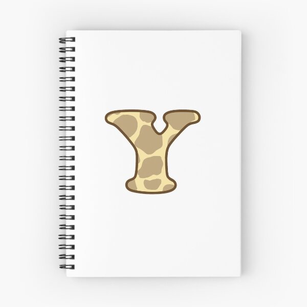 Item preview, Giraffe Print Letter Y designed and sold by fashioncancer.