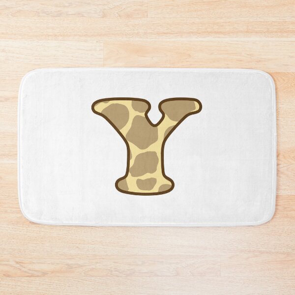 Item preview, Giraffe Print Letter Y designed and sold by fashioncancer.