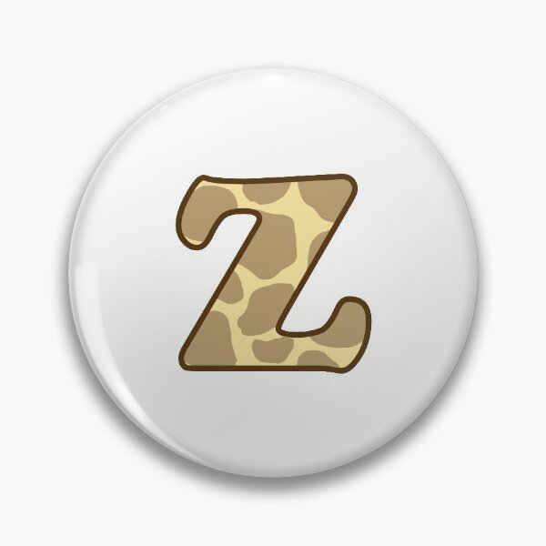 Item preview, Giraffe Print Letter Z designed and sold by fashioncancer.