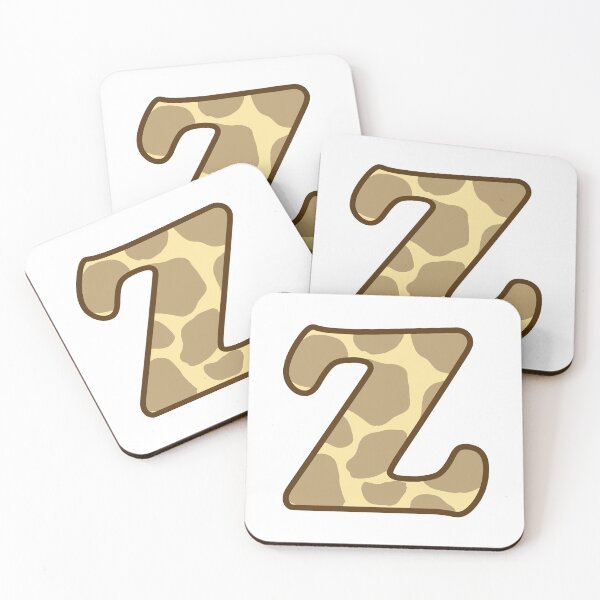 Item preview, Giraffe Print Letter Z designed and sold by fashioncancer.