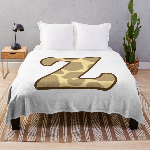 Item preview, Giraffe Print Letter Z designed and sold by fashioncancer.