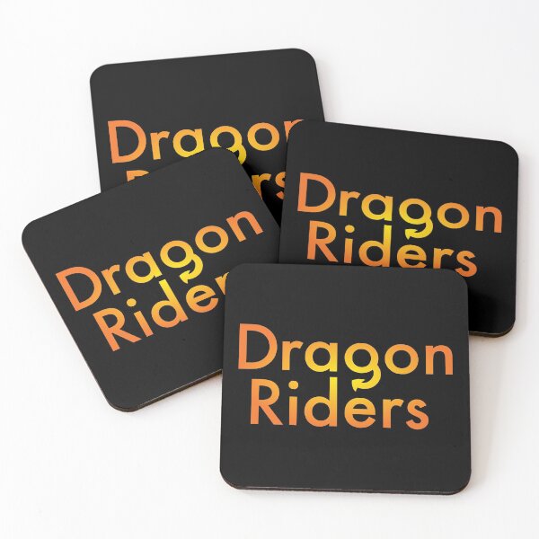 Item preview, Funky Orange Dragon Riders Text Design designed and sold by LuckDragonGifts.