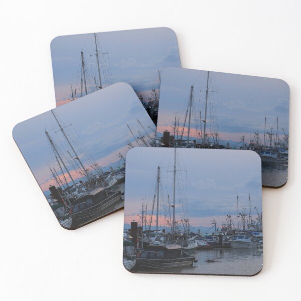Item preview, Boats on the water at dusk  designed and sold by livingworld.