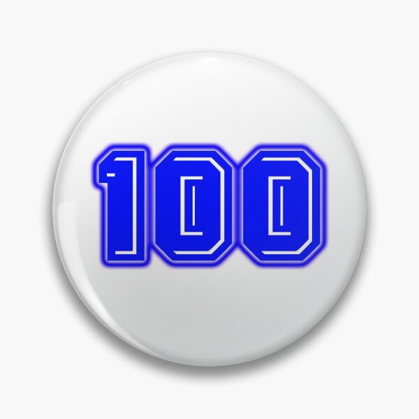 Item preview, Blue Number 100 designed and sold by sport-blue.