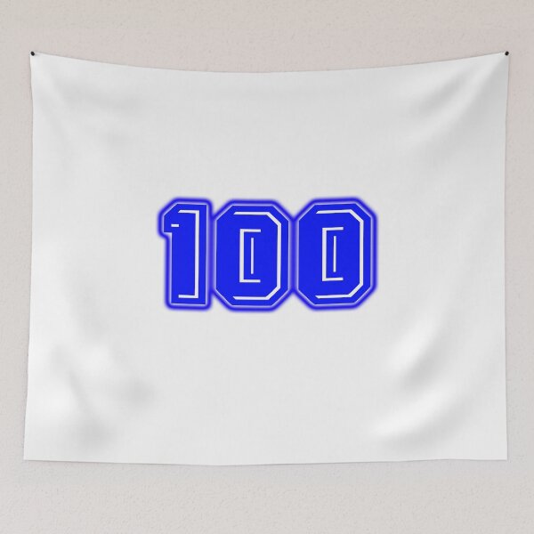 Item preview, Blue Number 100 designed and sold by sport-blue.