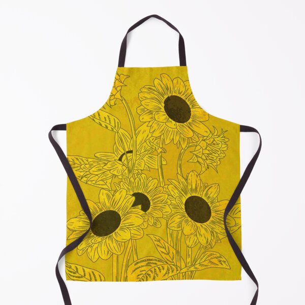 Item preview, Impressionist Monochromatic Sunflower designed and sold by allincolors.