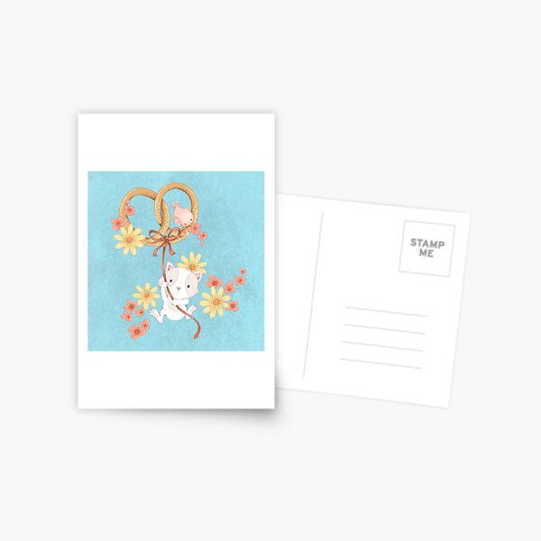 Don't let go of that pretzel Postcard