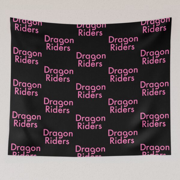 Item preview, Hot Pink Dragon Riders Text Design designed and sold by LuckDragonGifts.