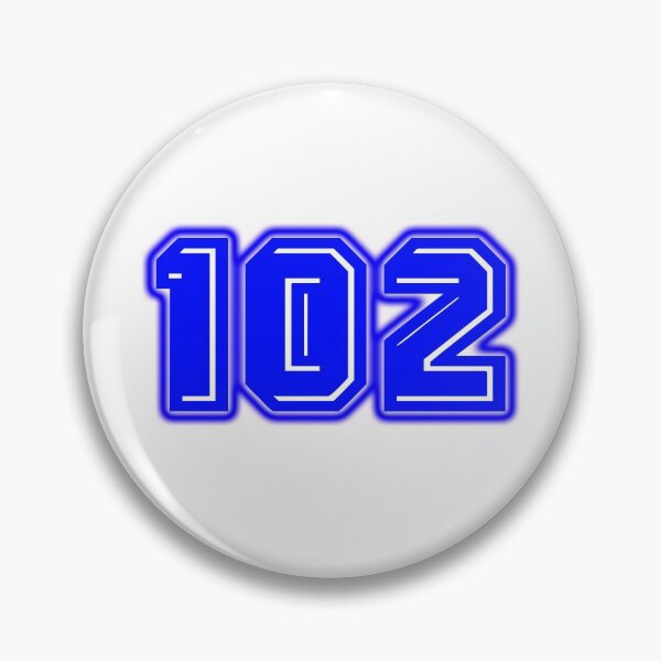 Item preview, Blue Number 102 designed and sold by sport-blue.