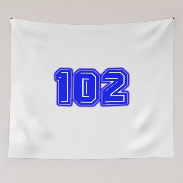Item preview, Blue Number 102 designed and sold by sport-blue.