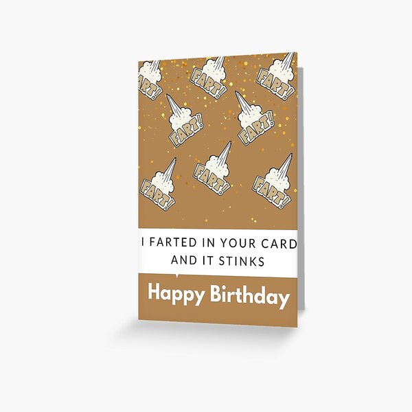 Funny And Rude Blunderbuss Birthday Card