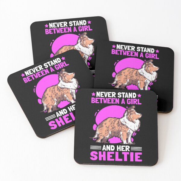 Item preview, Girl with Shetland Sheepdog Sheltie gift designed and sold by madgrfx.