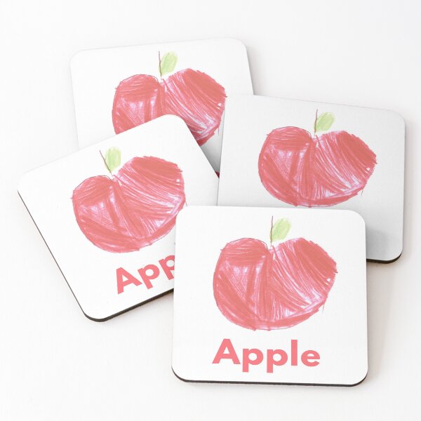 Item preview, Apple kids pencil drawing designed and sold by PeacePluss.