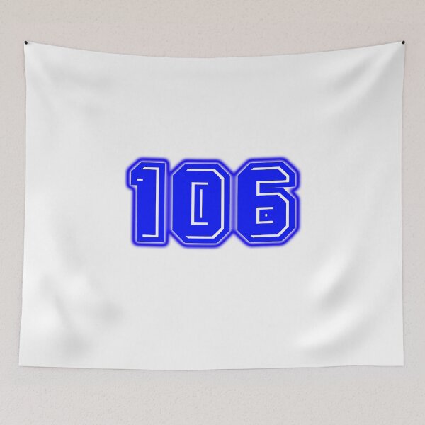 Item preview, Blue Number 106 designed and sold by sport-blue.
