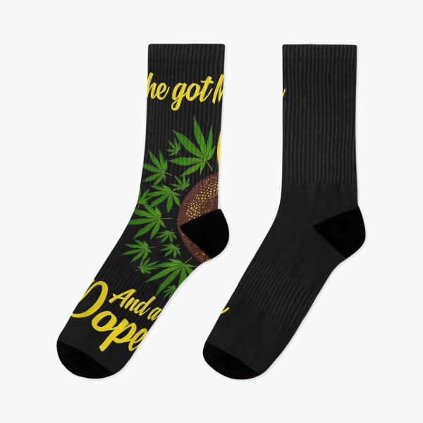 Item preview, She Got Mad Hustle And A Dope Soul Cannabis Flower Design designed and sold by coraclr.